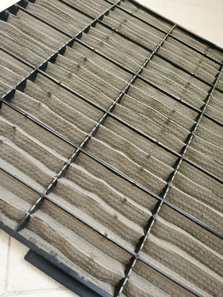 Aircon Filter - Before Cleaning